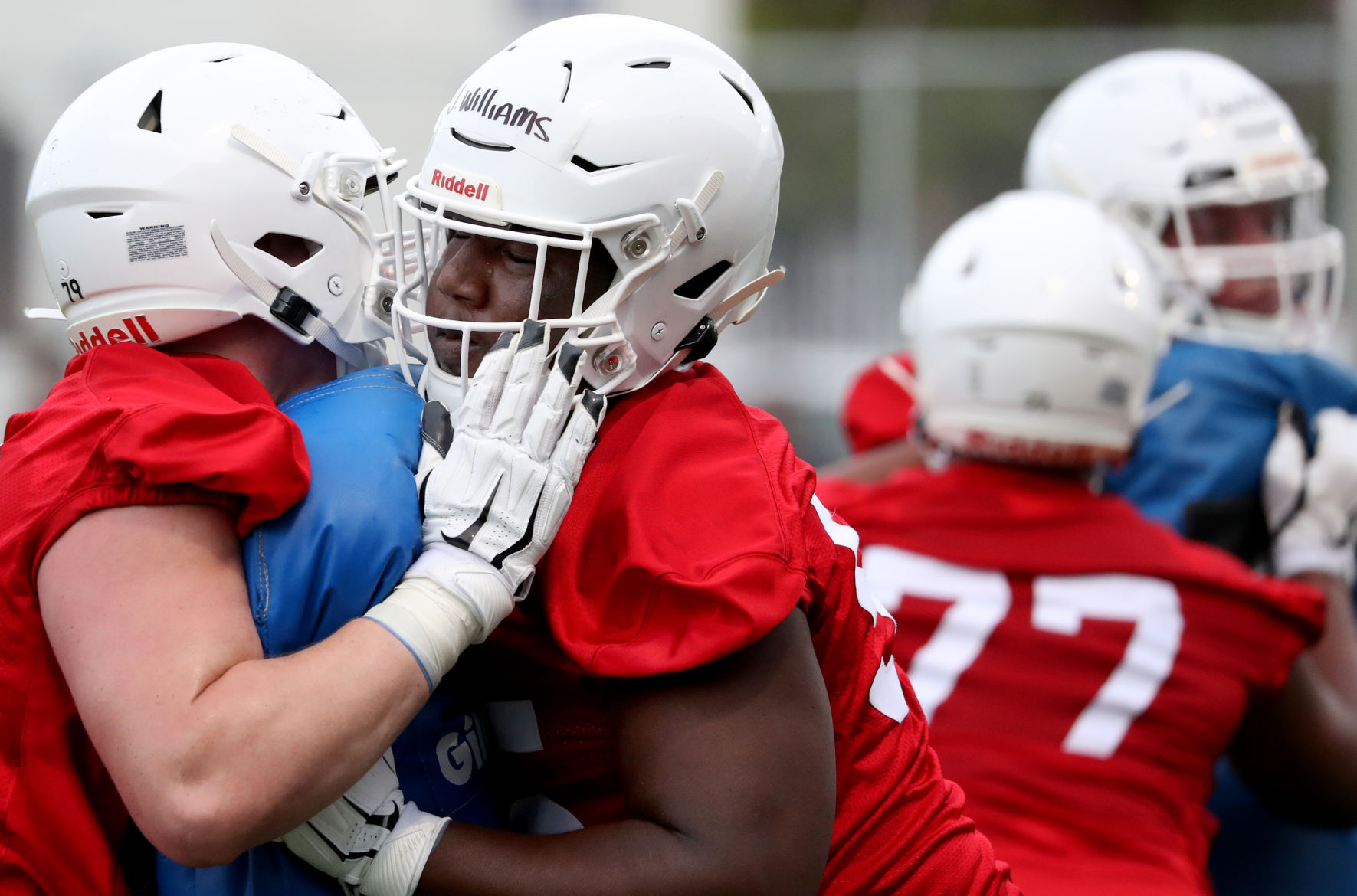 UA football day two